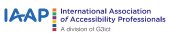 Logotipo: International Association of Accessibility Professionals (IAAP)