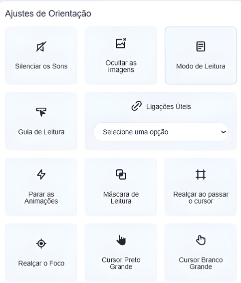 Ajustes de Orientação