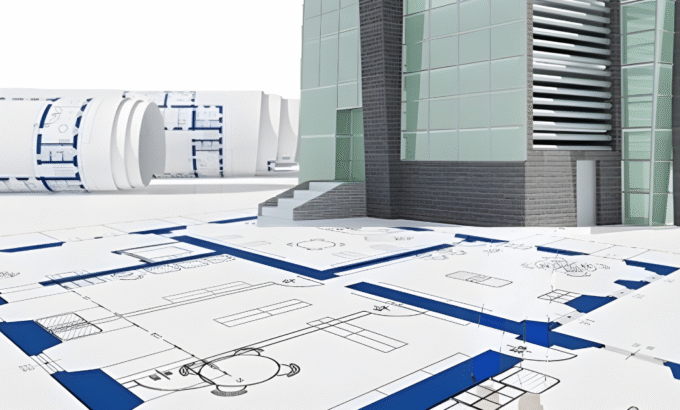 Ilustração da paginação do piso tátil