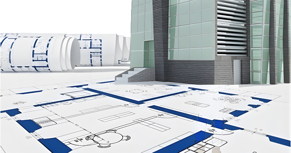 Ilustração da paginação do piso tátil