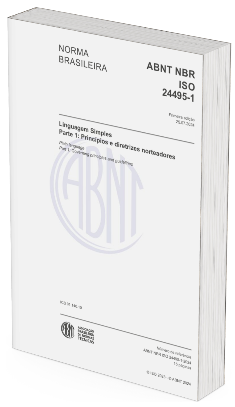 ABNT NBR ISO 24495-1 2024