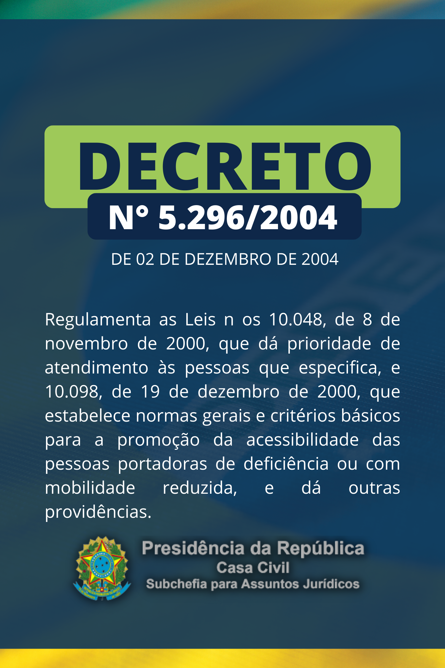 Decreto 5296:2004
