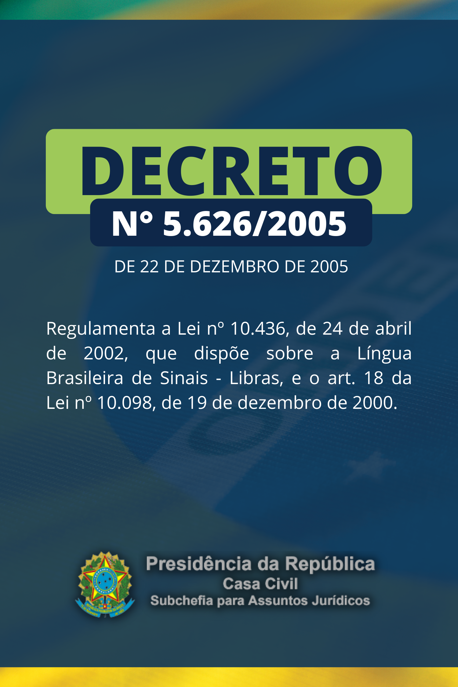 Decreto 5626:2005