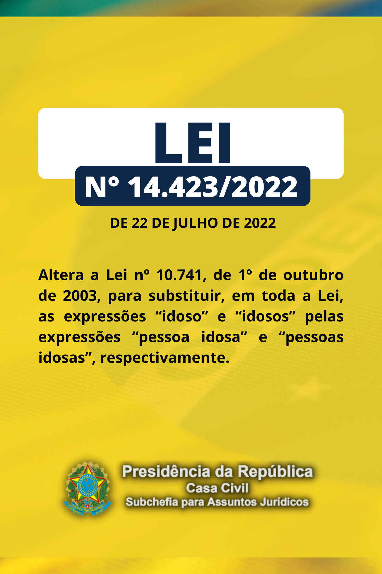 Lei 14423/2022
