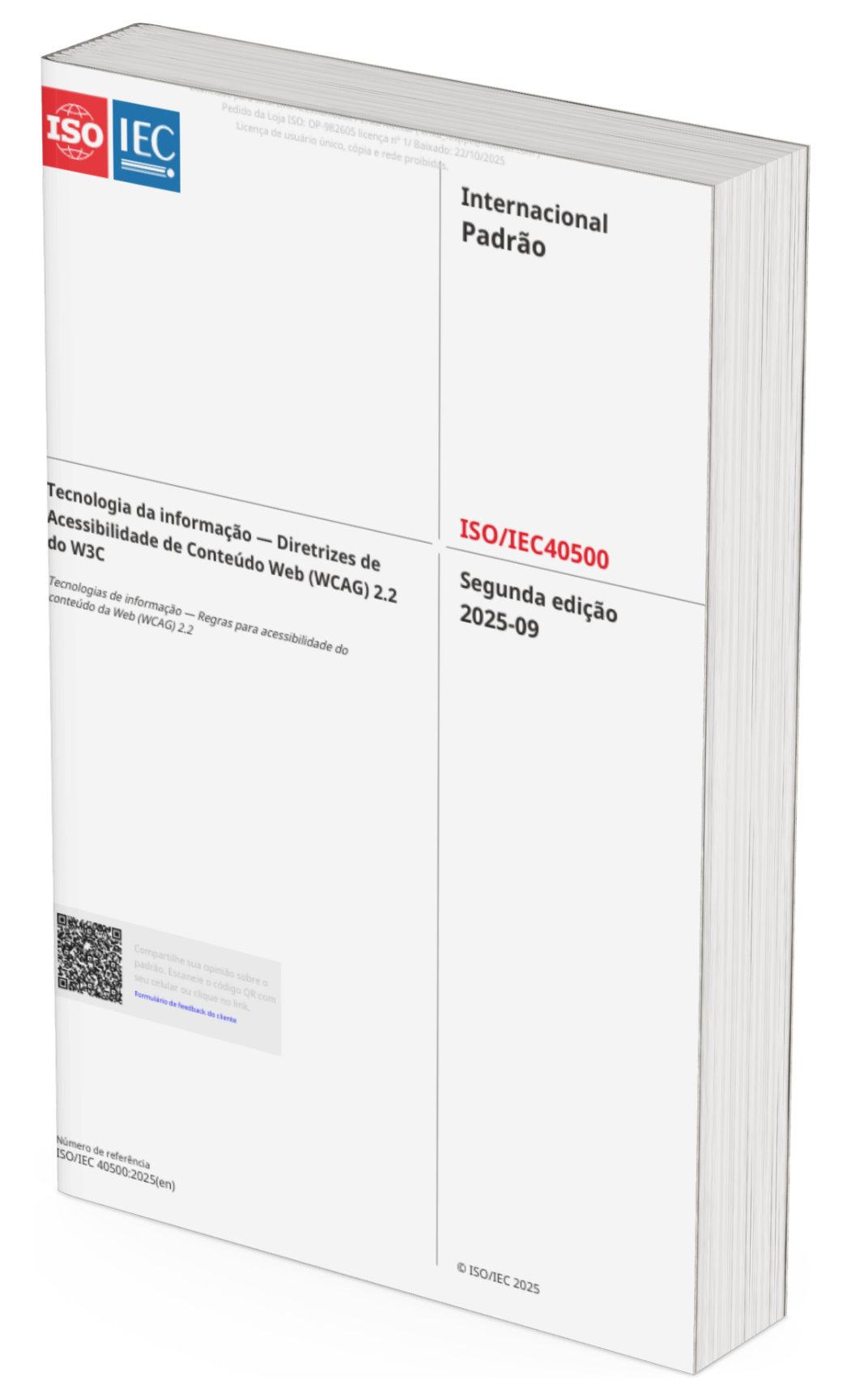 WCAG 2.2 ISO 40500:5025